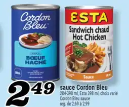 Marché Richelieu SAUCE CORDON BLEU | CORDON BLEU SAUCE offer