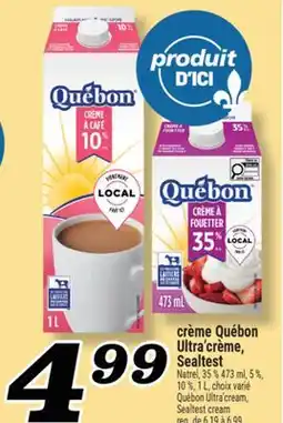 Marché Richelieu CRÈME QUÉBON ULTRA'CRÈME, SEALTEST | QUÉBON ULTRA'CREAM, SEALTEST CREAM offer