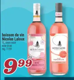 Marché Richelieu BOISSON DE VIN NICOLAS LALOUX | WINE DRINK offer