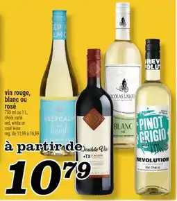 Marché Richelieu VIN ROUGE, BLANC OU ROSÉ | RED, WHITE OR ROSÉ WINE offer