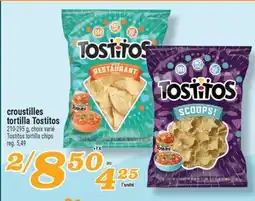 Marché Richelieu CROUSTILLES TORTILLA TOSTITOS | TOSTITOS TORTILLA CHIPS offer