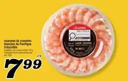 Marché Richelieu COURONNE DE CREVETTES BLANCHES DU PACIFIQUE IRRÉSISTIBLE | IRRÉSISTIBLE PACIFIC WHITE SHRIMP RING offer