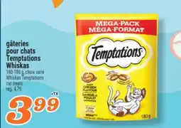 Marché Richelieu GÂTERIES POUR CHATS TEMPTATIONS | WHISKAS TEMPTATIONS CAT TREATS offer