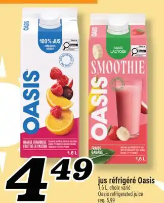 Marché Richelieu JUS RÉFRIGÉRÉ OASIS | OASIS REFRIGERATED JUICE offer
