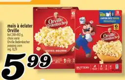 Marché Richelieu MAÏS À ÉCLATER ORVILLE | ORVILLE REDENBACHER POPPING CORN offer