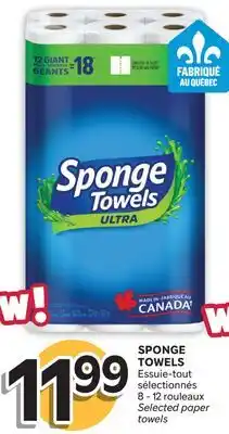 Brunet SPONGE TOWELS Essuie-tout sélectionnés offer