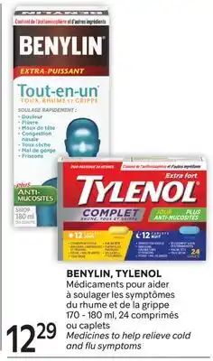 Brunet BENYLIN, TYLENOL offer