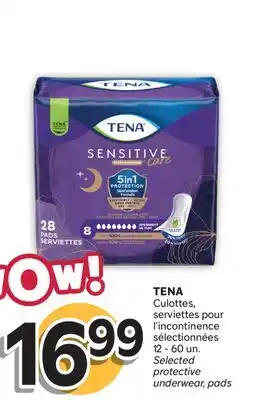 Brunet TENA Culottes, serviettes pour l'incontinence sélectionnées offer