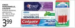 Brunet CREST, PERSONNELLE, COLGATE offer