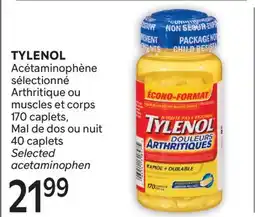 Brunet TYLENOL Acétaminophène sélectionné offer