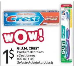 Brunet G.U.M, CREST Produits dentaires sélectionnés offer