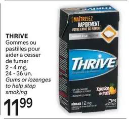 Brunet THRIVE Gommes ou pastilles pour aider à cesser de fumer offer