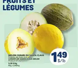 Marché Bonichoix CANARY OR SANTA CLAUS MELON offer