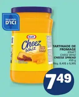 Marché Bonichoix KRAFT CHEEZ WHIZ offer