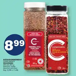 Marché Bonichoix COMPLIMENTS SEASONING offer