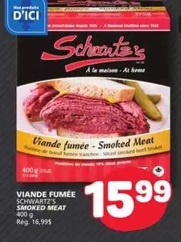 Marché Bonichoix SCHWARTZ'S SMOKED MEAT offer