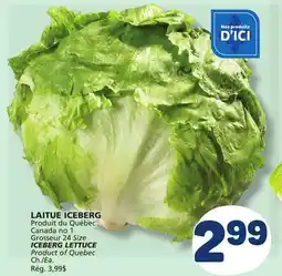 Marché Bonichoix ICEBERG LETTUCE offer