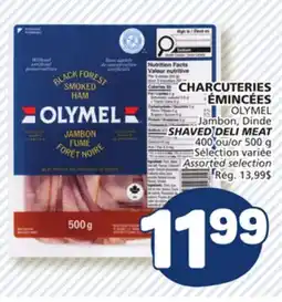 Marché Bonichoix OLYMEL SHAVED DELI MEAT offer