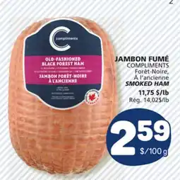 Marché Bonichoix COMPLIMENTS SMOKED HAM offer