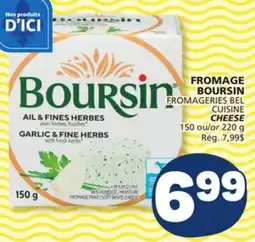 Marché Bonichoix BOURSIN CHEESE offer