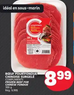 Marché Bonichoix COMPLIMENTS FROZEN BEEF FOR CHINESE FONDUE offer