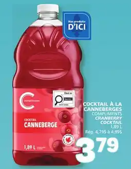 Marché Bonichoix COMPLIMENTS CRANBERRY offer