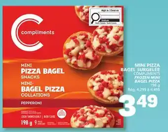 Marché Bonichoix COMPLIMENTS FROZEN MINI BAGEL PIZZA offer