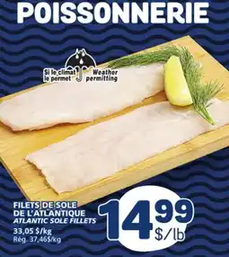 Marché Bonichoix ATLANTIC SOLE FILLETS offer
