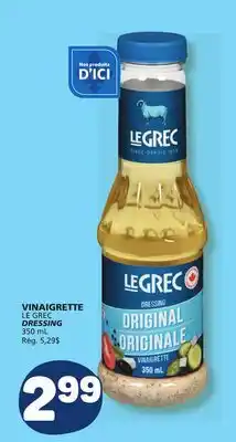 Marché Bonichoix LE GREC DRESSING offer