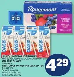 Marché Bonichoix ARIZONA FRUIT JUICE OR NECTAR OR ICED TEA offer