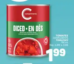 Marché Bonichoix COMPLIMENTS TOMATOES offer
