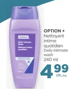Proxim OPTION + Daily intimate wash offer