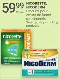 Proxim NICORETTE, NICODERM Produits pour cesser de fumer sélectionnés offer
