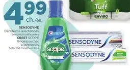 Proxim SENSODYNE Selected toothpastes offer