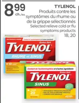 Proxim TYLENOL Selected relieve cold or flu symptoms products offer
