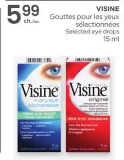 Proxim VISINE Selected eye drops offer