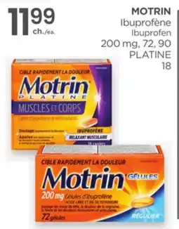 Proxim MOTRIN Ibuprofen 200 mg, 72, 90 PLATINE 18 offer