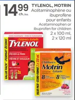 Proxim TYLENOL, MOTRIN Acetaminophen or ibuprofen for children offer