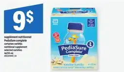 Maxi SUPPLÉMENT NUTRITIONNEL PEDIASURE COMPLETE | NUTRITIONAL SUPPLEMENT offer
