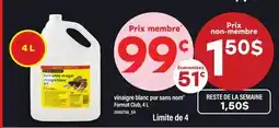Maxi VINEGAR BLANC PUR SANS NOM offer