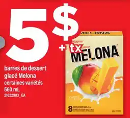 Maxi BARRES DE DESSERT GLACÉ MELONA offer