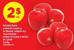 Maxi TOMATES ROMA | ROMA TOMATOES offer