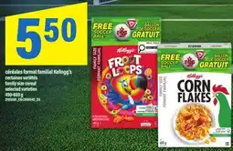 Maxi CÉRÉALES FORMAT FAMILIAL KELLOGG'S | FAMILY SIZE CEREAL offer