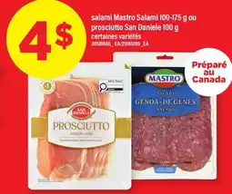 Maxi SALAMI MASTRO SALAMI, 100-175 G OU PROSCIUTTO SAN DANIELE, 100 G offer
