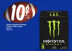 Maxi BOISSONS ÉNERGISANTES MONSTER offer