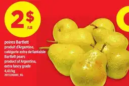 Maxi POIRES BARTLETT | BARTLETT PEARS offer