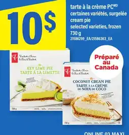 Maxi TARTE À LA CRÈME PC | CREAM PIE offer