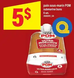 Maxi PAIN SOUS-MARIN POM | SUBMARINE BUNS, 6 UN offer