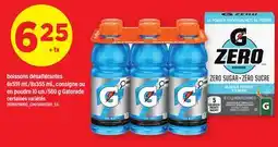 Maxi BOISSONS DÉSALTÉRANTES, 6X591 ML/8X355 ML, CONSIGNE OU EN POUDRE 10 UN./560 G GATORADE offer