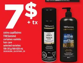 Maxi SOINS CAPILLAIRES TRESEMMÉ | HAIR CARE, 198-311 G/168-828 ML offer
